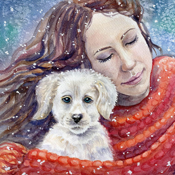 Иллюстрация к рассказу "Снег" Виктории Миш